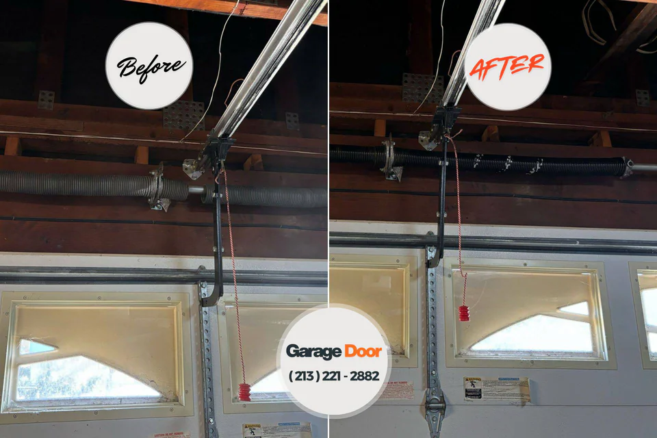 Before and after: garage door repair near me Rankin